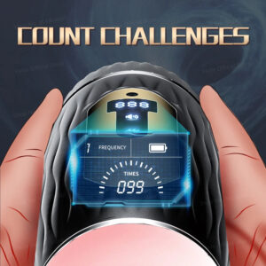 Dual Channel Vibrating & Heating Male Masturbator, Best Male Sex Toys